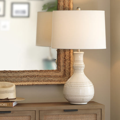 Droplet Table Lamp in living room.