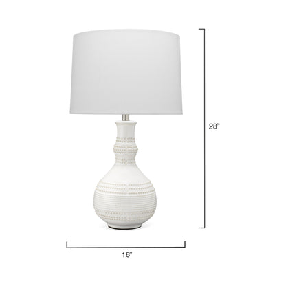 Droplet Table Lamp - line drawing.