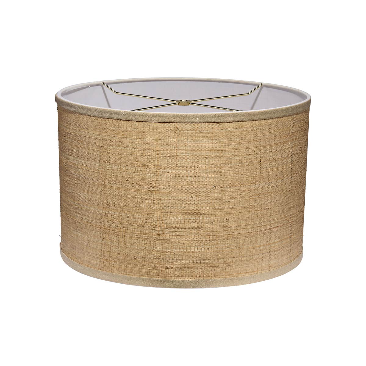 Drum Raffia Shade.