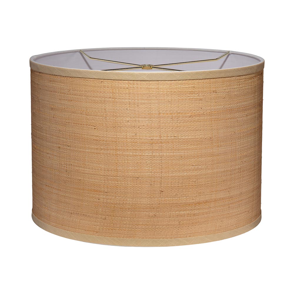 Drum Raffia Shade (16.5-Inch).