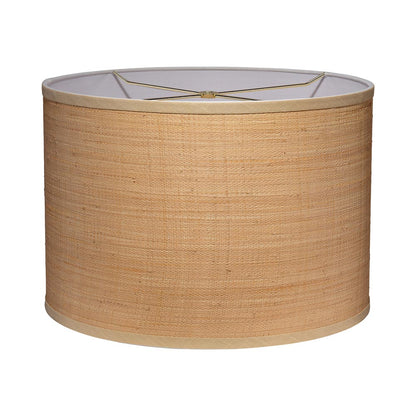 Drum Raffia Shade (16.5-Inch).