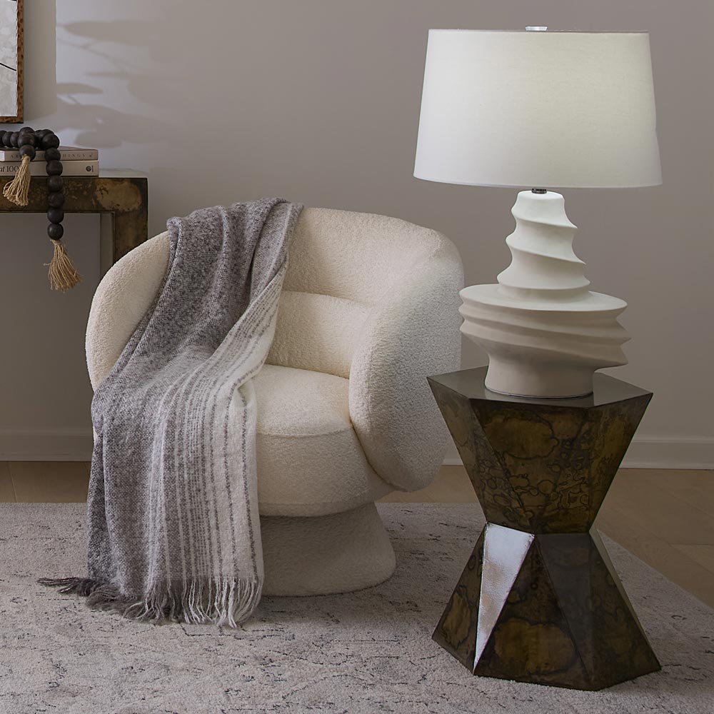 Dune Table Lamp in living room.