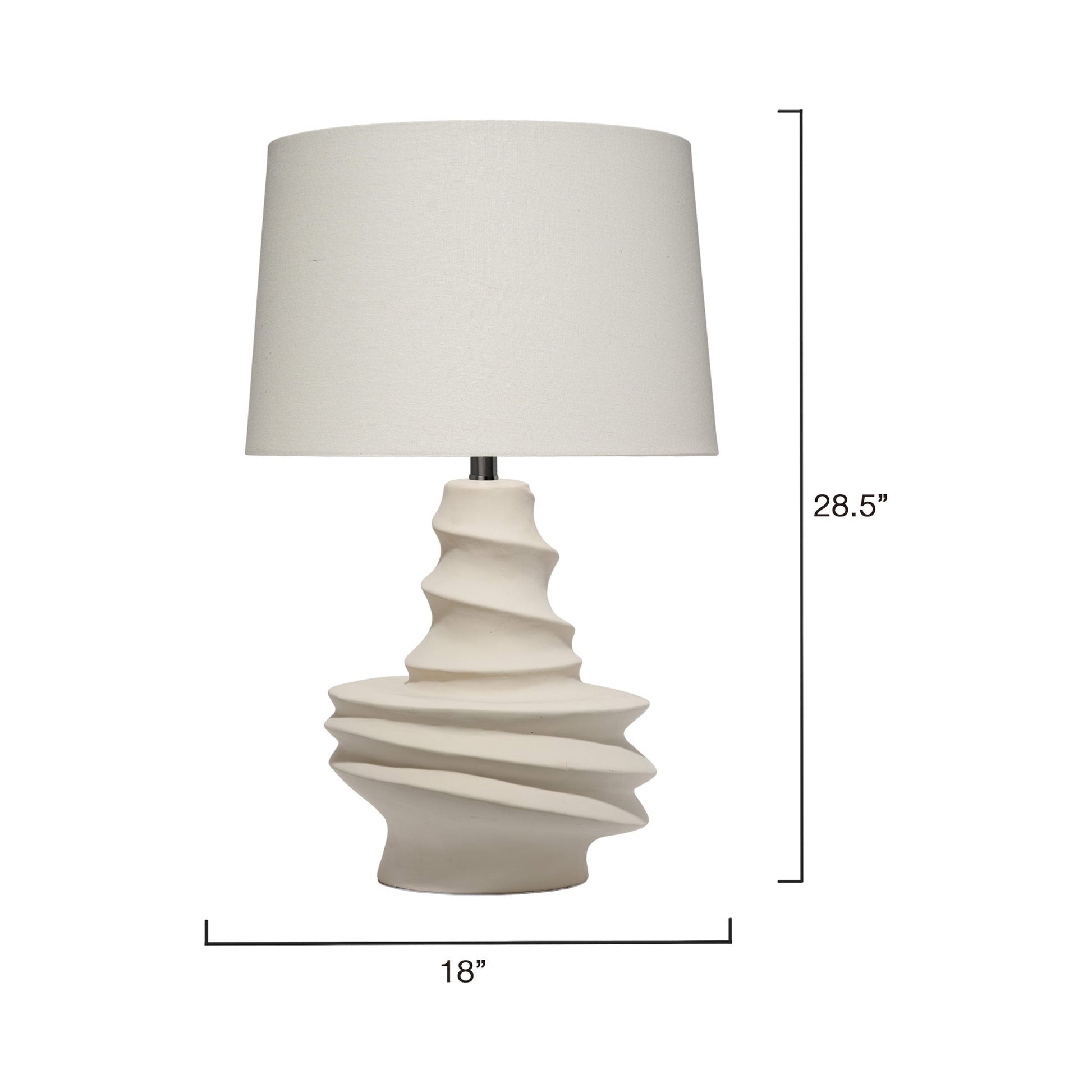 Dune Table Lamp - line drawing.
