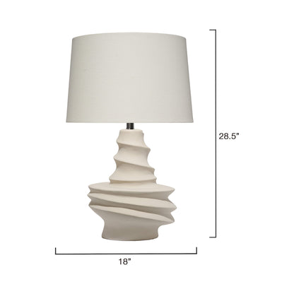 Dune Table Lamp - line drawing.