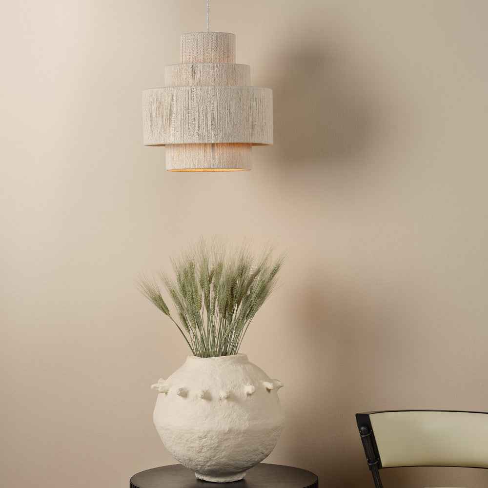 Filament Pendant Light in living room.
