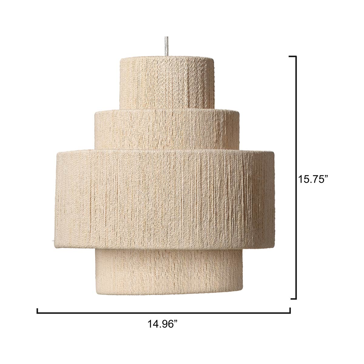 Filament Pendant Light - line drawing.