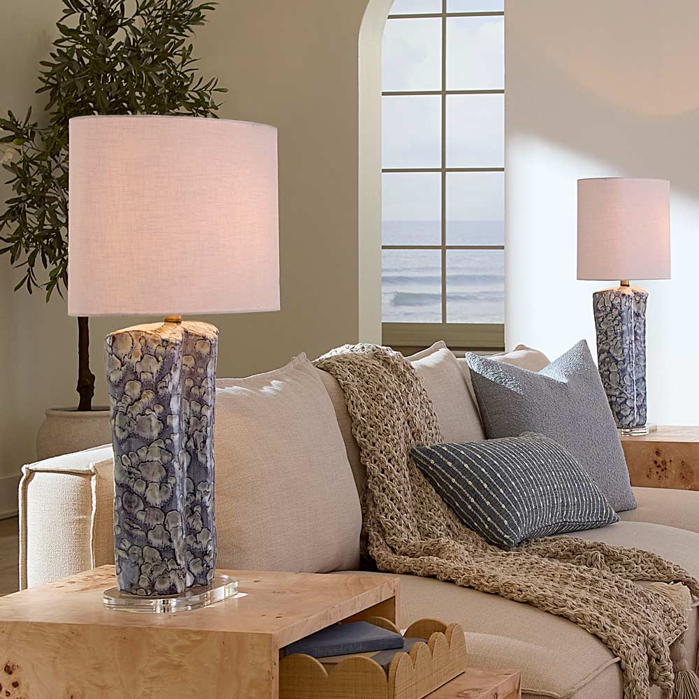 Flurry Table Lamp in living room.