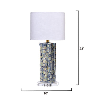 Flurry Table Lamp - line drawing.
