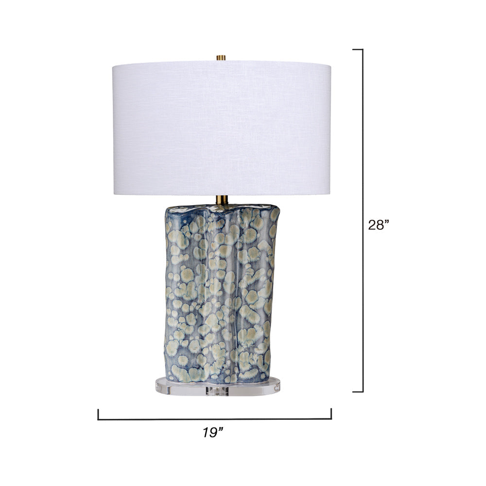 Flurry Table Lamp - line drawing.