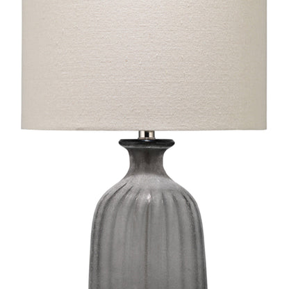 Frosted Glass Table Lamp in Detail.