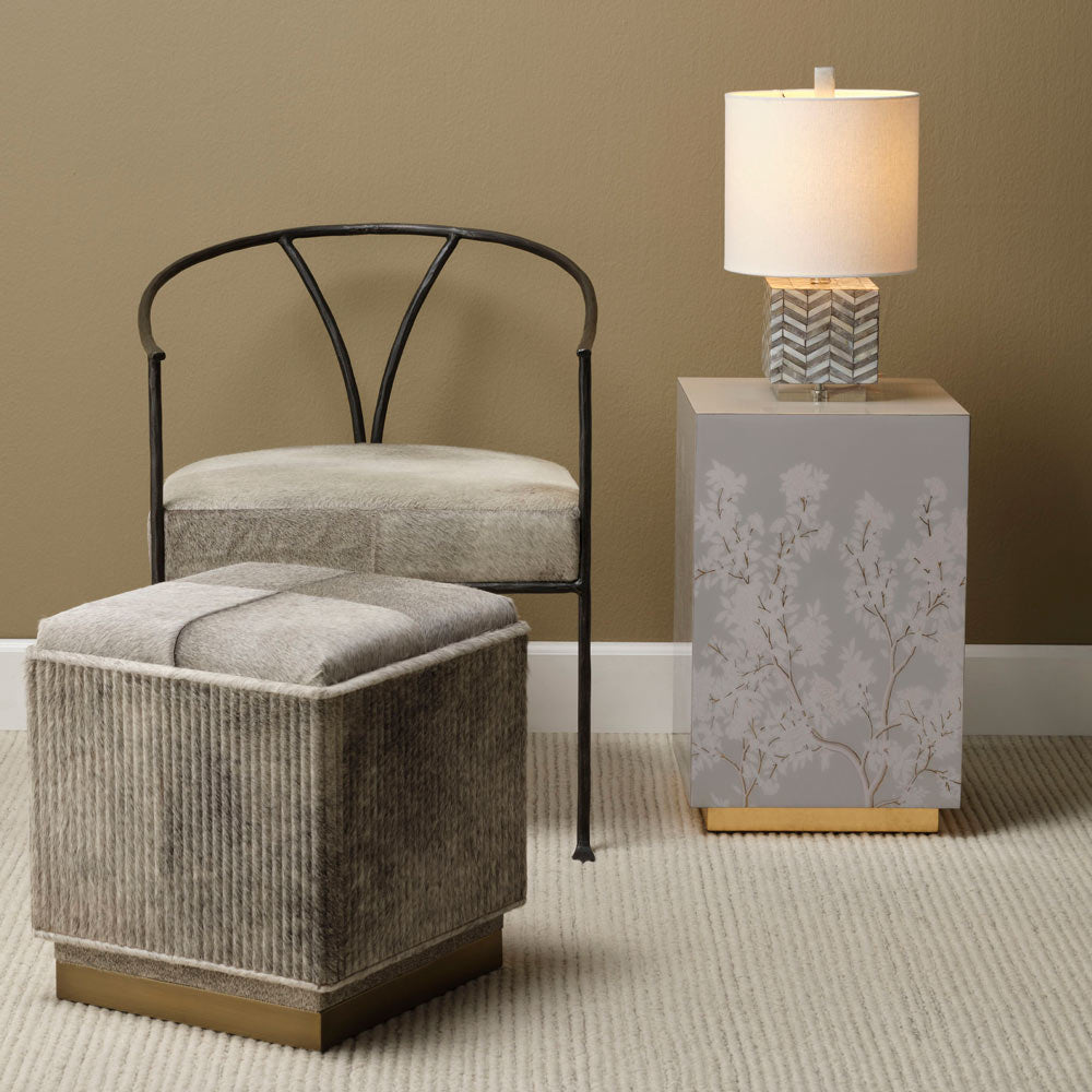 Garbo Table Lamp in living room.
