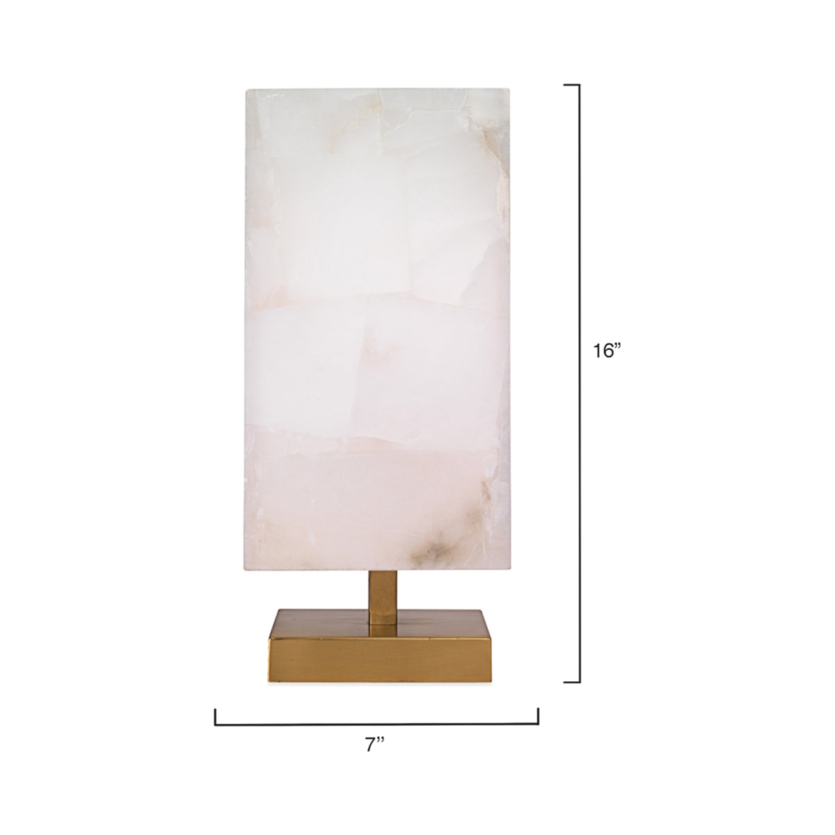 Ghost Axis Table Lamp - line drawing.