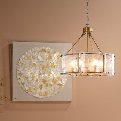 Glenn Round Chandelier in Detail.