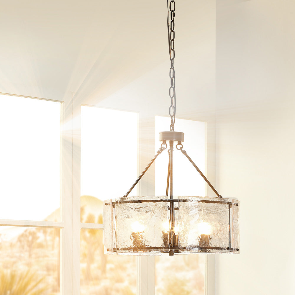 Glenn Round Chandelier in Detail.