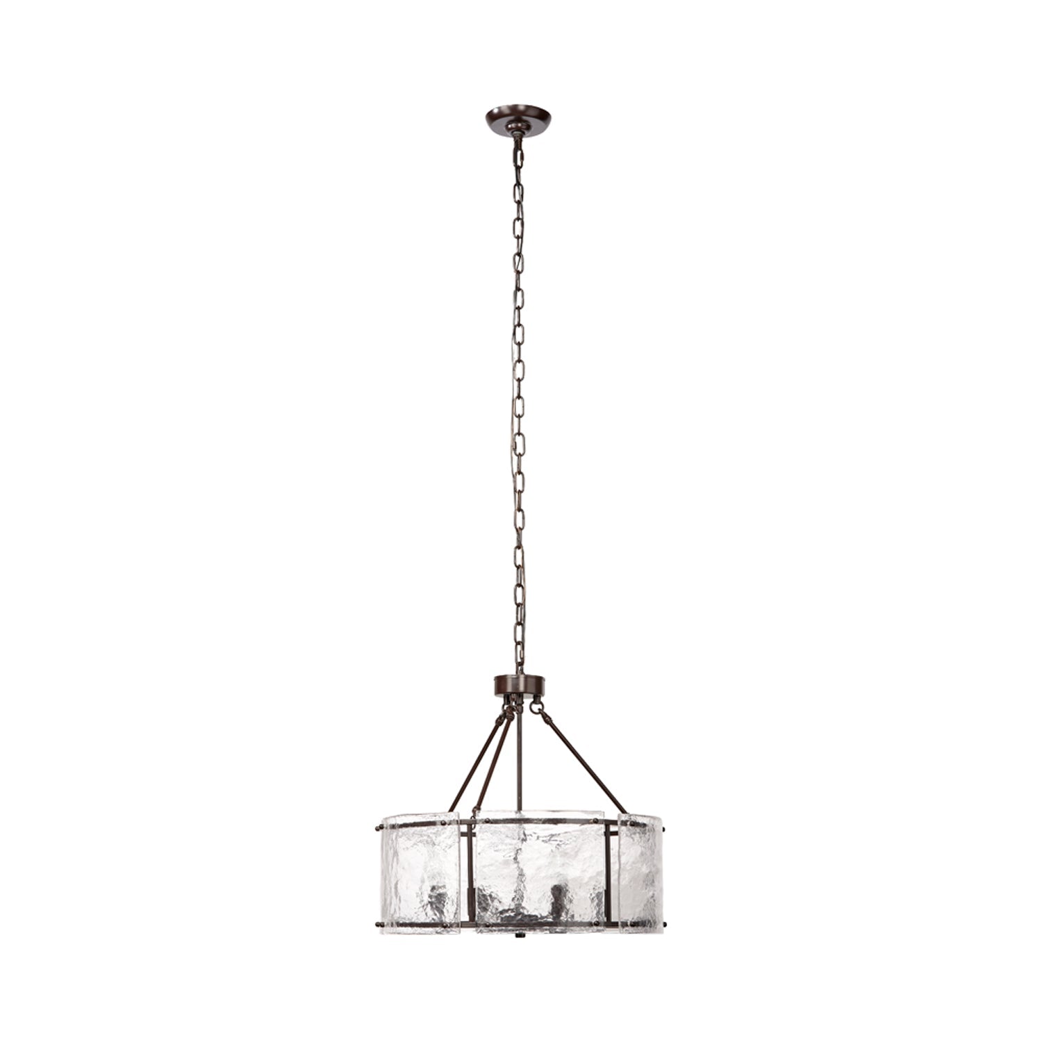 Glenn Round Chandelier in Detail.
