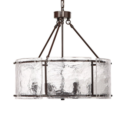 Glenn Round Chandelier in Detail.