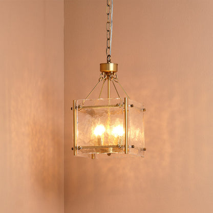 Glenn Square Chandelier in Detail.
