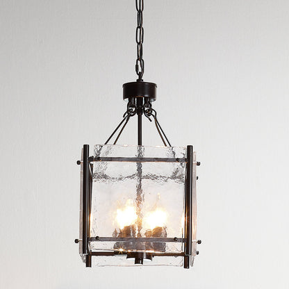 Glenn Square Chandelier in Detail.