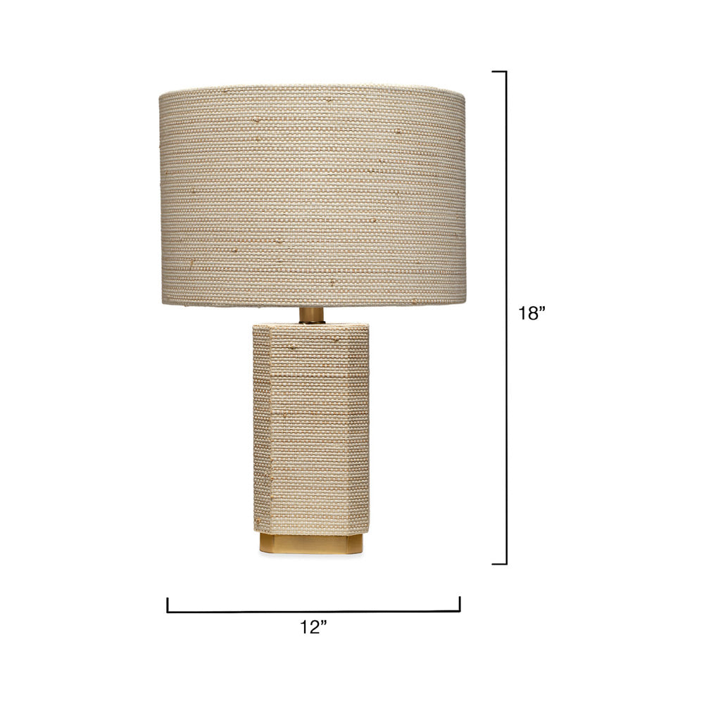 Haisley Table Lamp - line drawing.