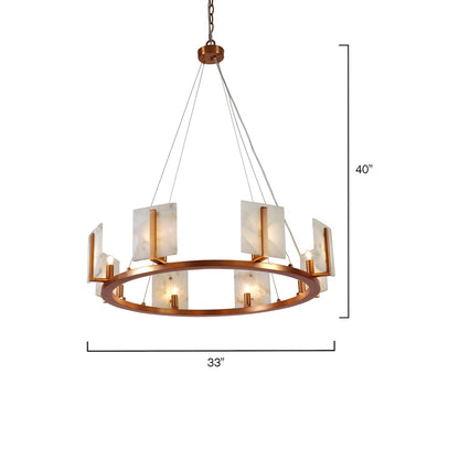 Halo Chandelier - line drawing.