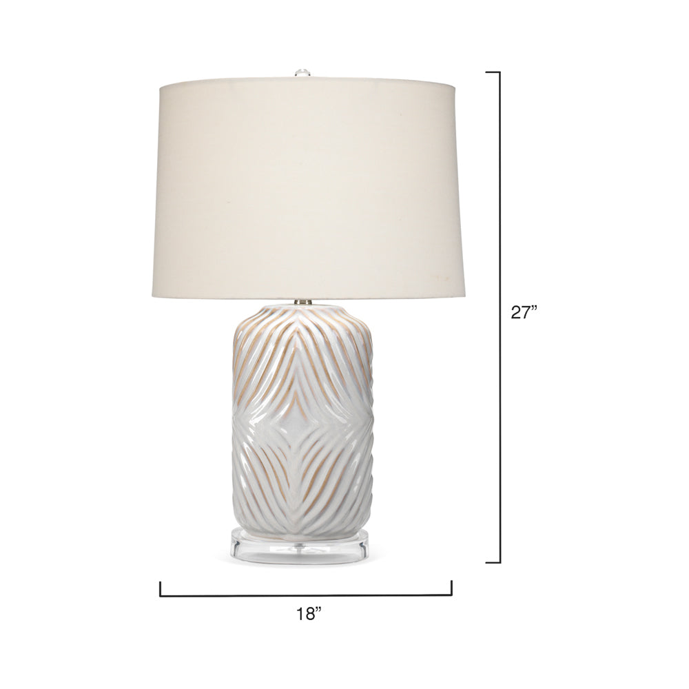 Harper Table Lamp - line drawing.