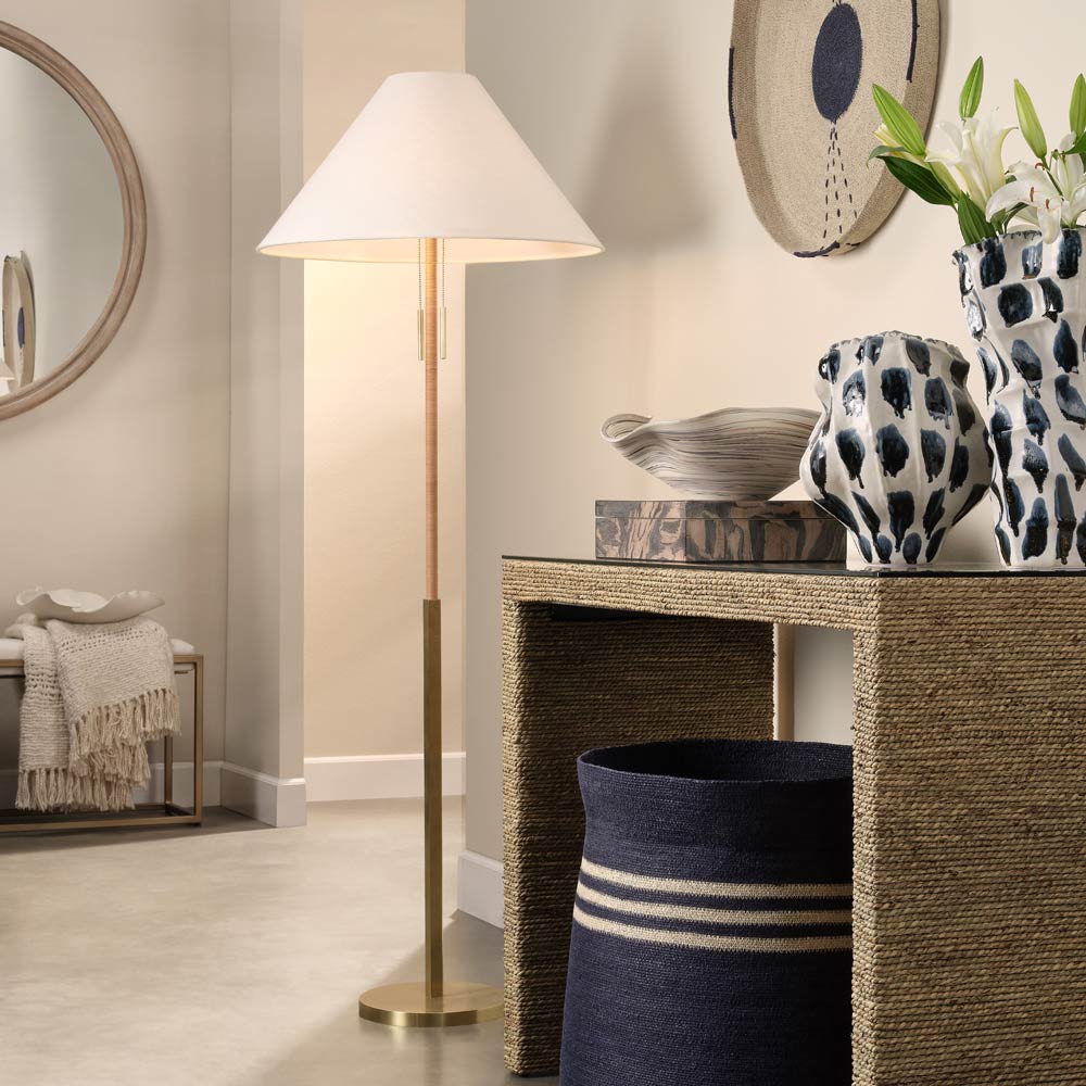 Harrison Floor Lamp in living room.