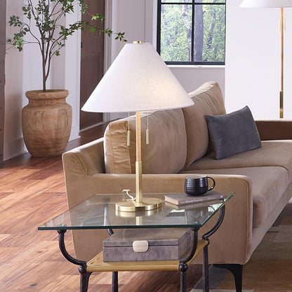 Harrison Table Lamp in living room.