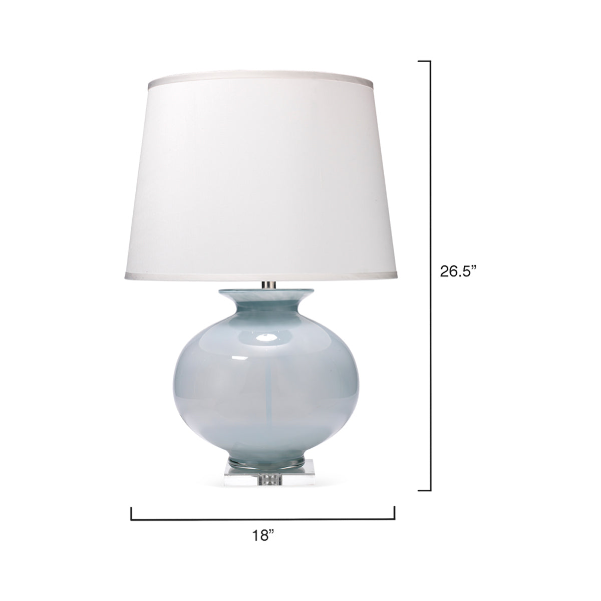 Heirloom Table Lamp - line drawing.