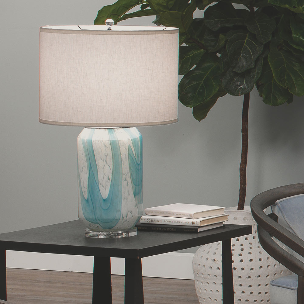 Helen Table Lamp in living room.