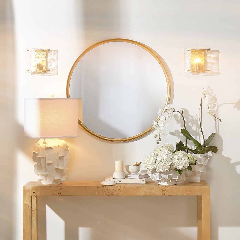 Helios Table Lamp in living room.