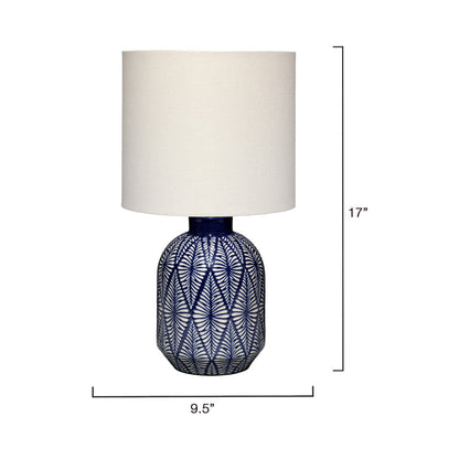Highland Table Lamp - line drawing.