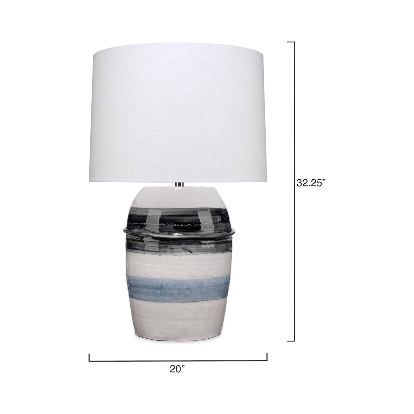 Horizon Table Lamp - line drawing.