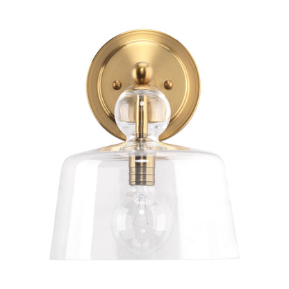 Hudson Wall Light in Brass.