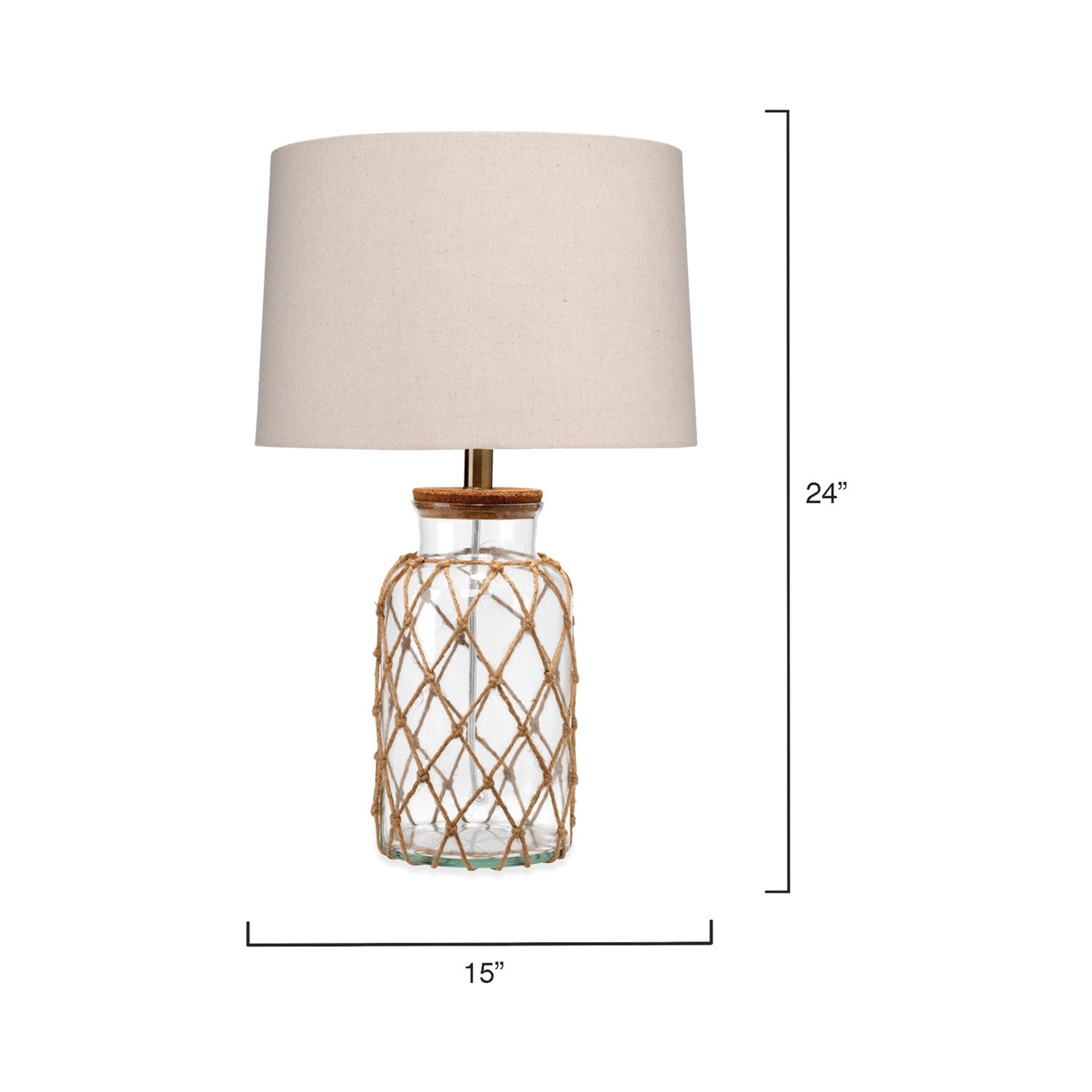 Hugo Table Lamp - line drawing.