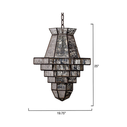 Imperial Pendant Light - line drawing.