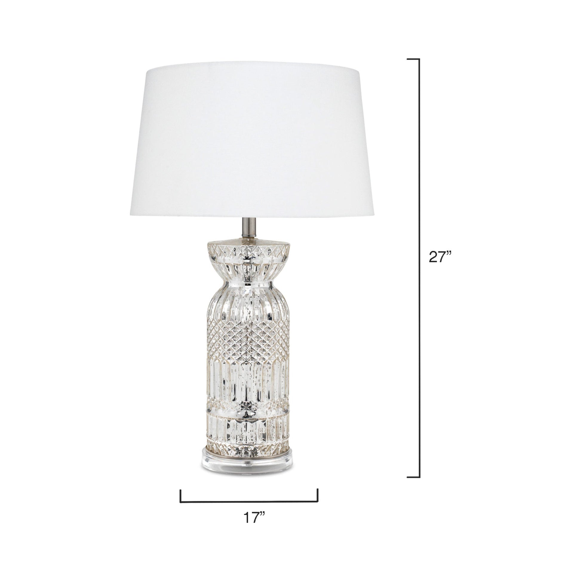 Isla Table Lamp - line drawing.