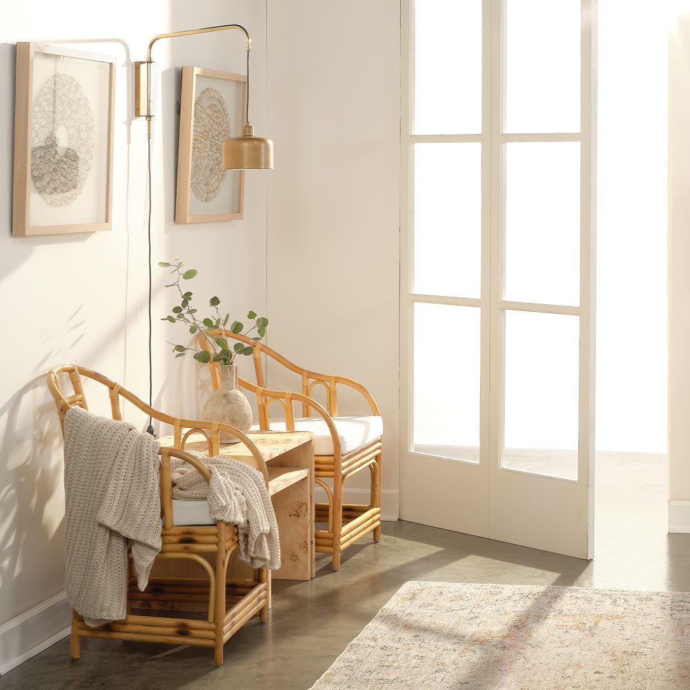 Jeno Wall Light in living room.