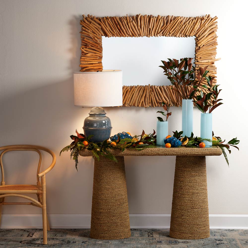 Kaya Table Lamp in living room.