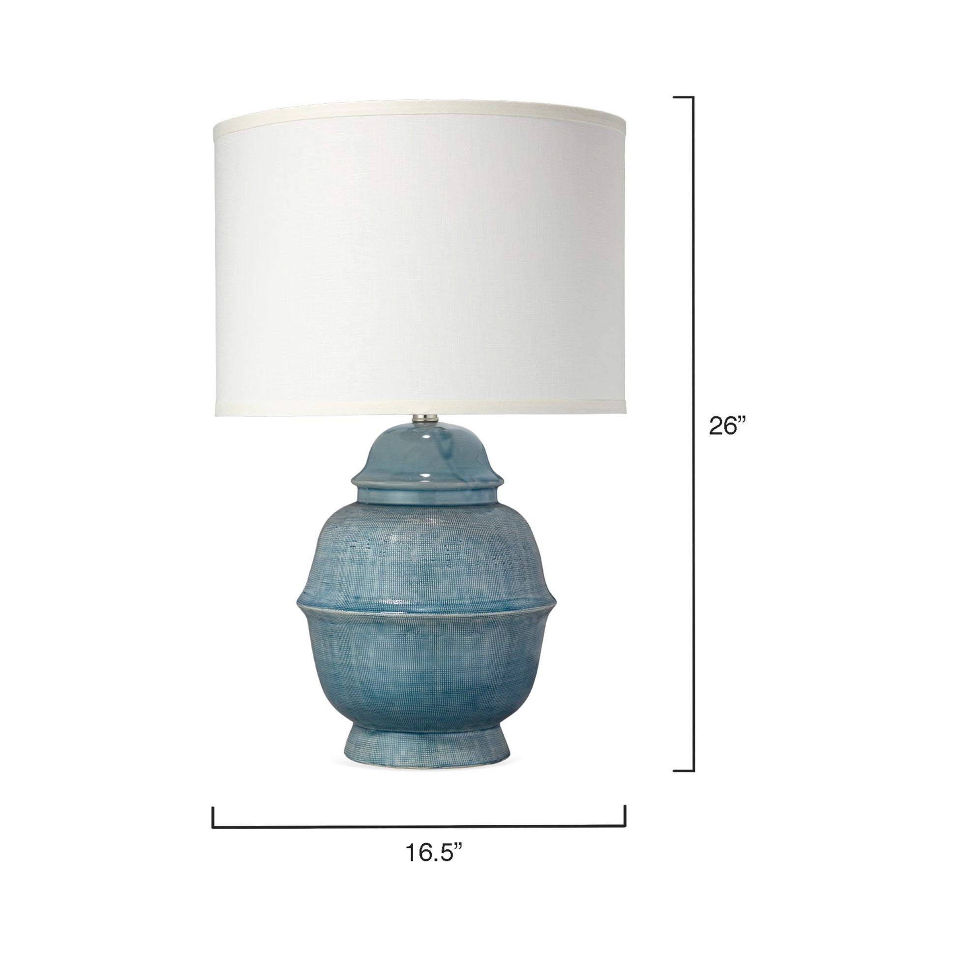 Kaya Table Lamp - line drawing.
