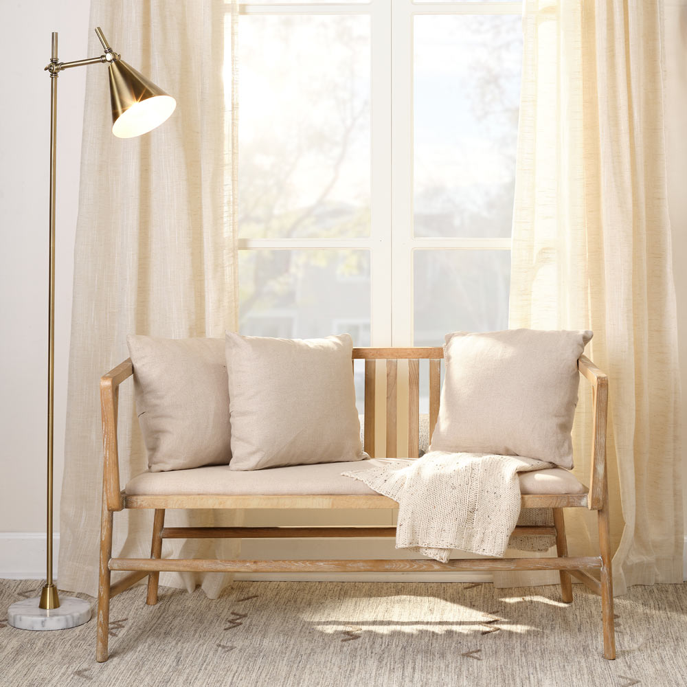 Kennedy Floor Lamp in living room.