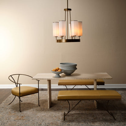 Kingdom Chandelier in living room.