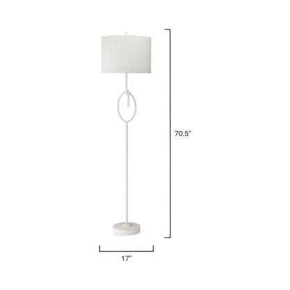 Knot Floor Lamp - line drawing.