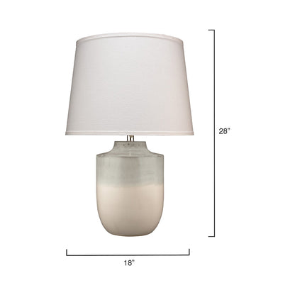 Lagoon Table Lamp - line drawing.
