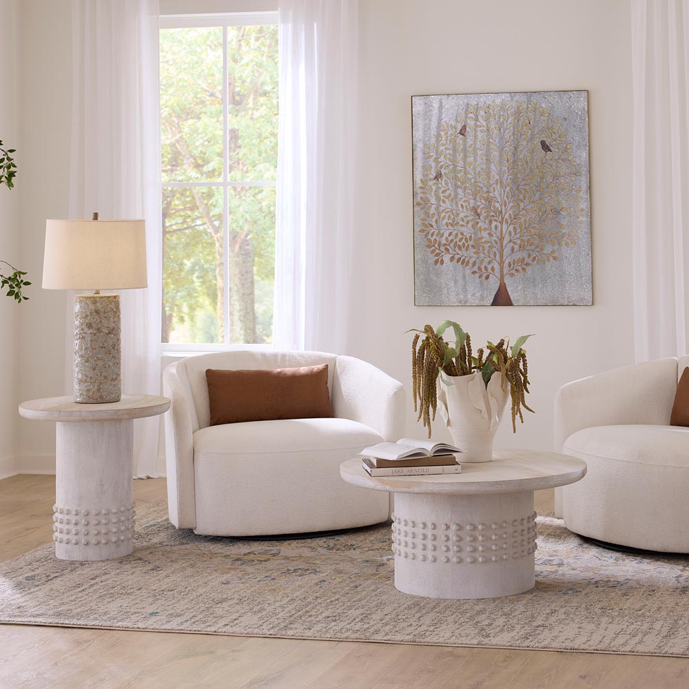Lava Table Lamp in living room.