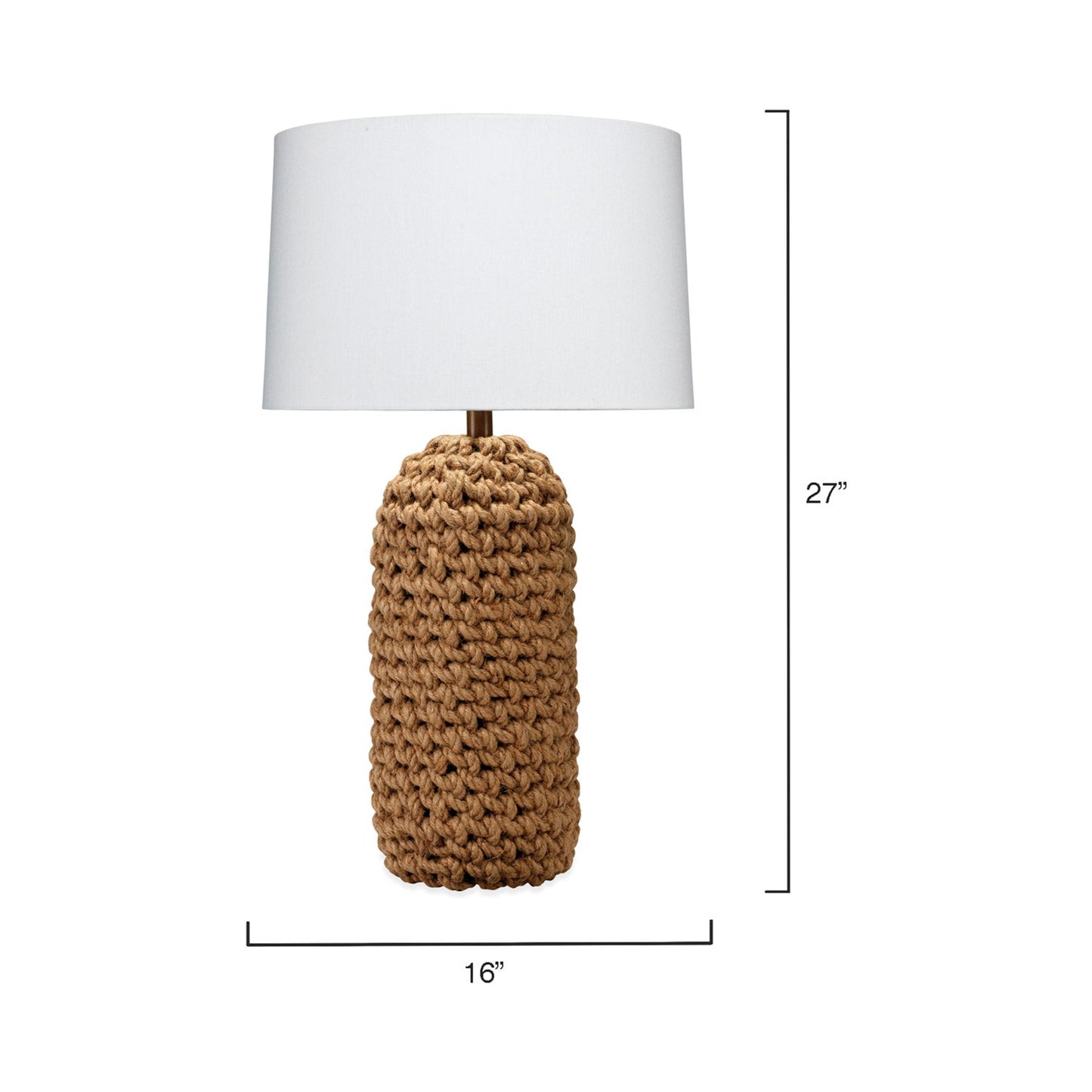Lawrence Table Lamp - line drawing.