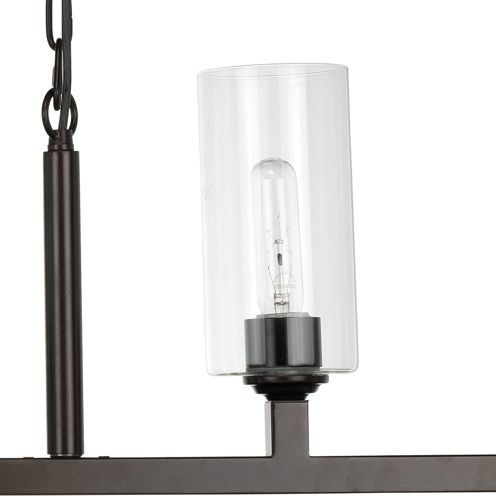 Linear Chandelier in Detail.