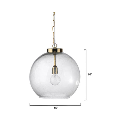 Luca Pendant Light - line drawing.