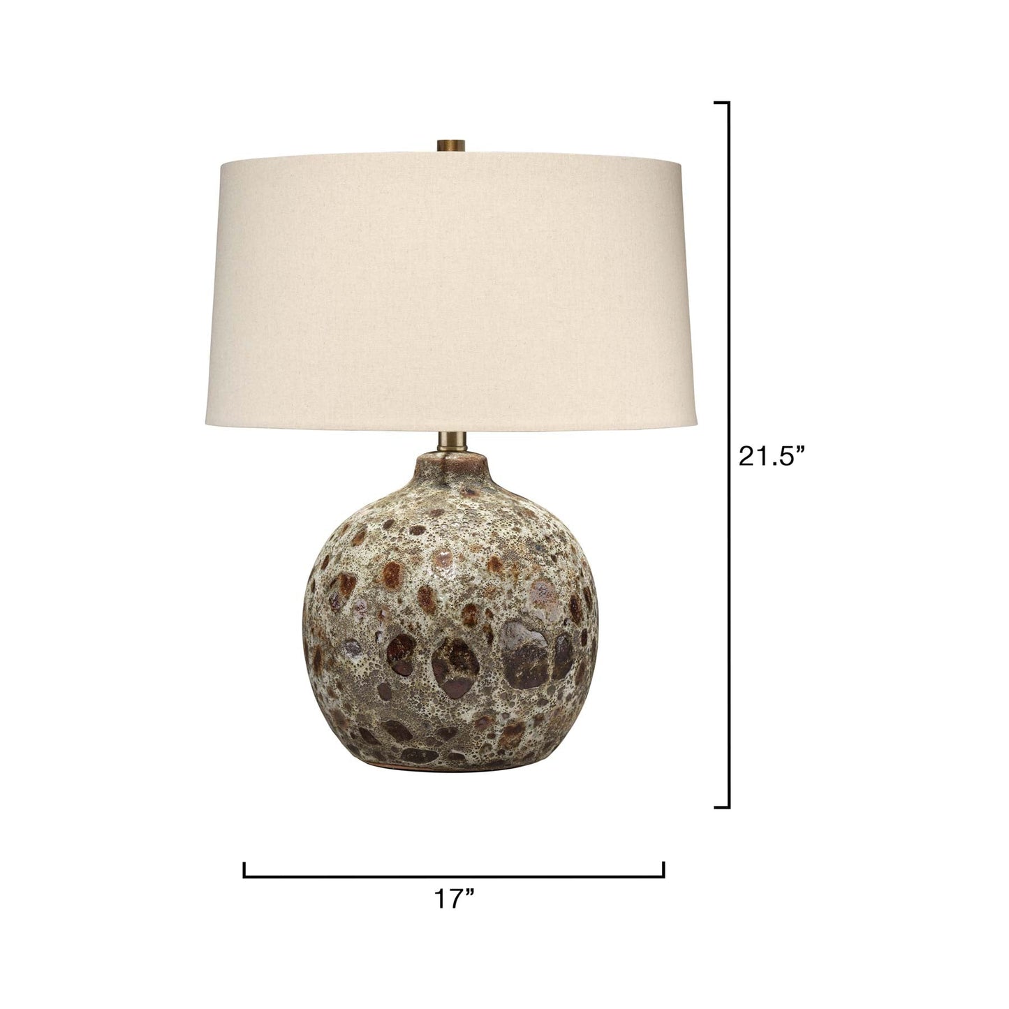 Magma Table Lamp - line drawing.