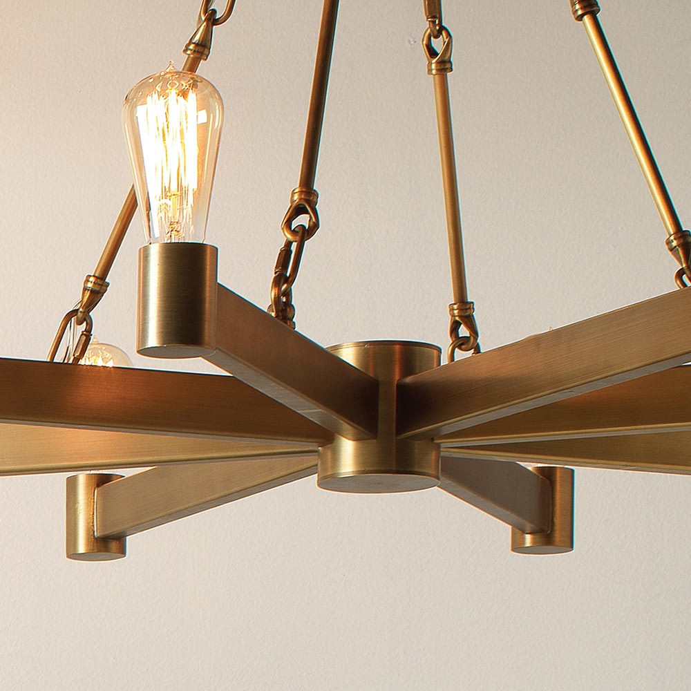 Manchester Chandelier in Detail.