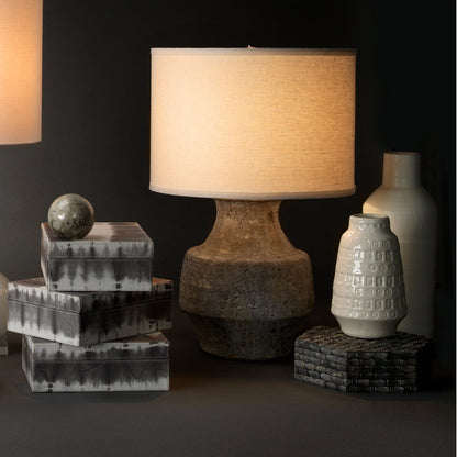 Masonry Table Lamp in Detail.